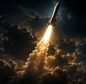 Launch vehicle liftoff
