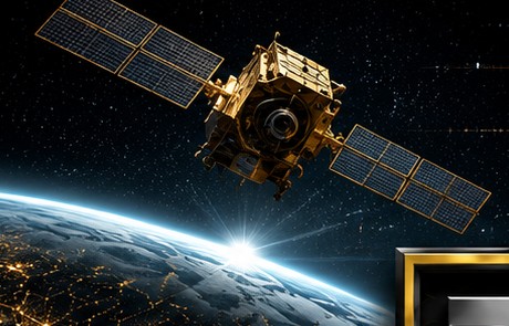 Satellite over Earth