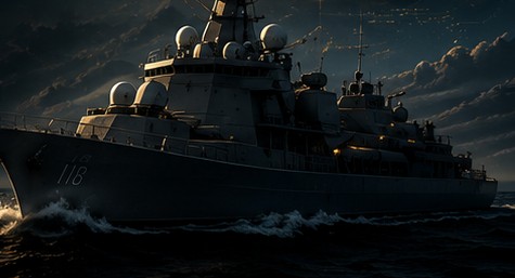 Naval command vessel